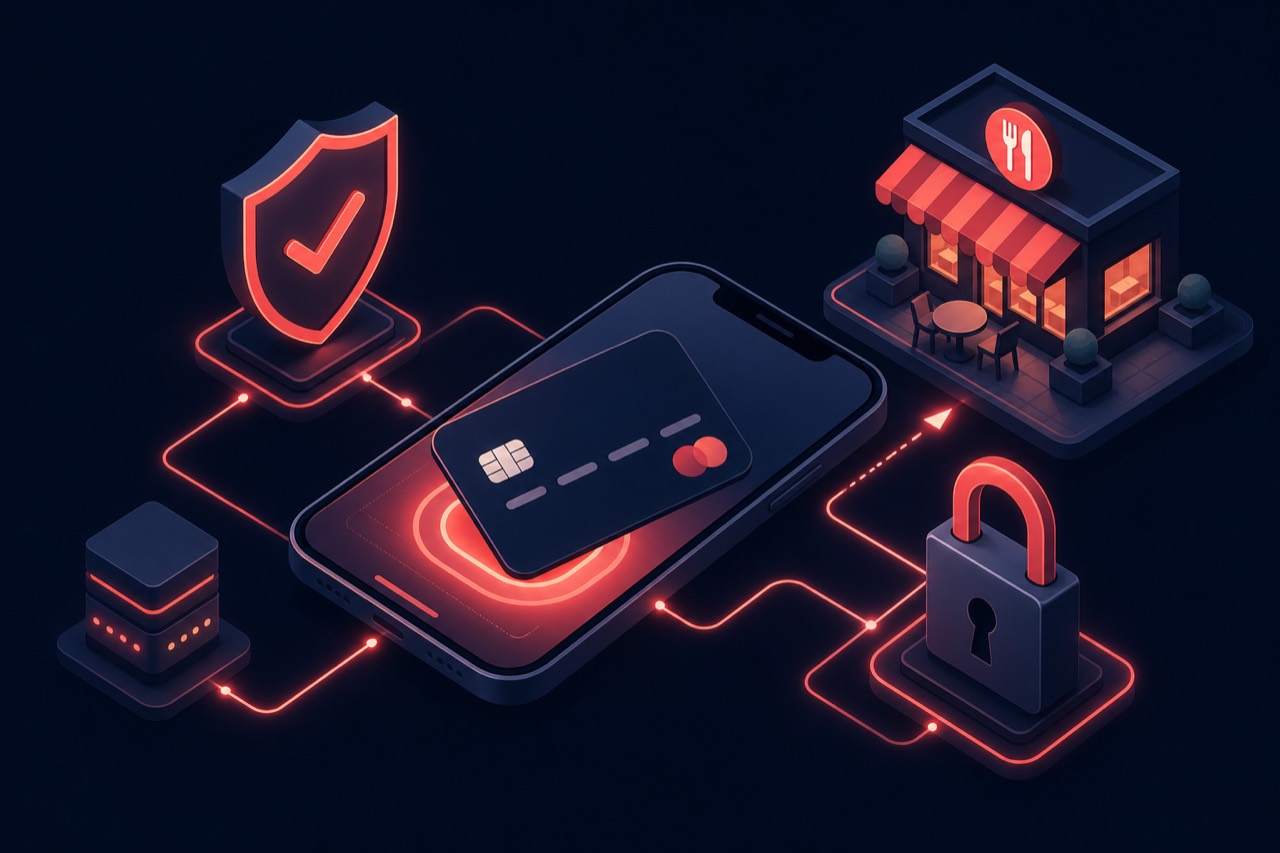 How does online payment work in restaurants?