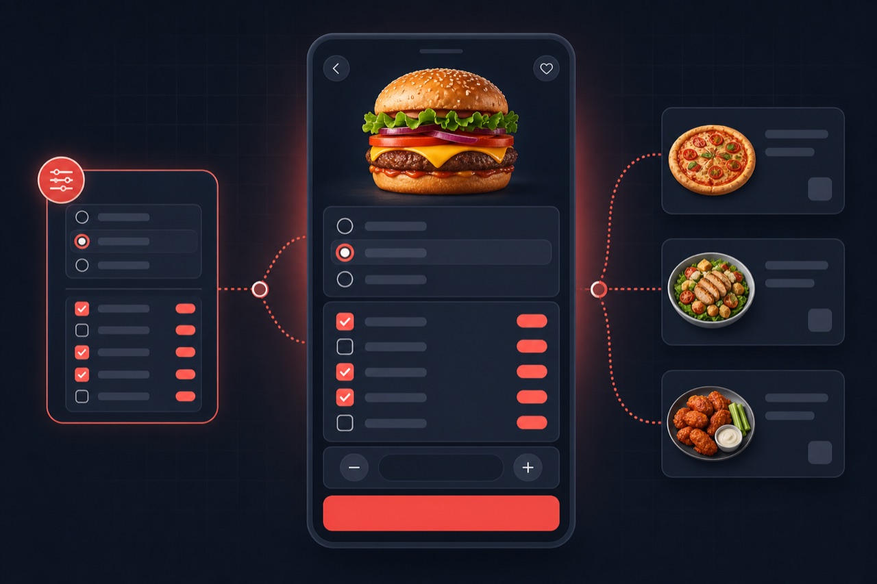 What are product options and modifiers?